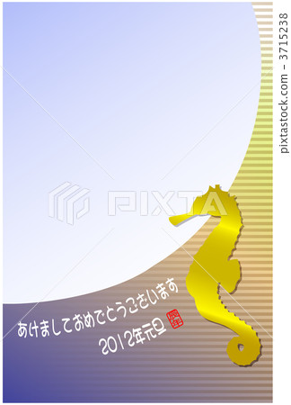 新年的卡片材料 3715238