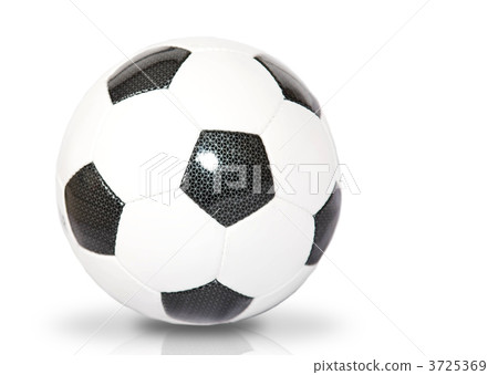 soccer ball over white 3725369