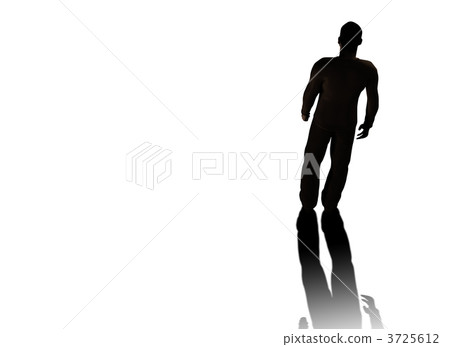 man isolated with clipping path man isolated with clipping path 3725612
