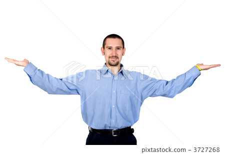 business man holding something 3727268