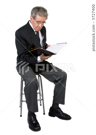 business man reading a book 3727400