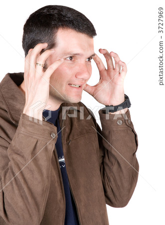 casual guy very stressed 3727969