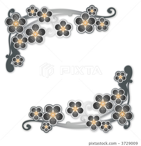 Plum frame (black series) 3729009