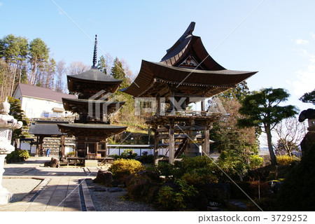 Shinshu Ogawa村的高山寺 3729252