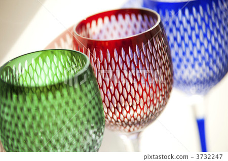 Edo Kiriko wine glass 3732247