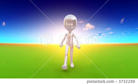 robot, computer graphic, computer graphics 3732289