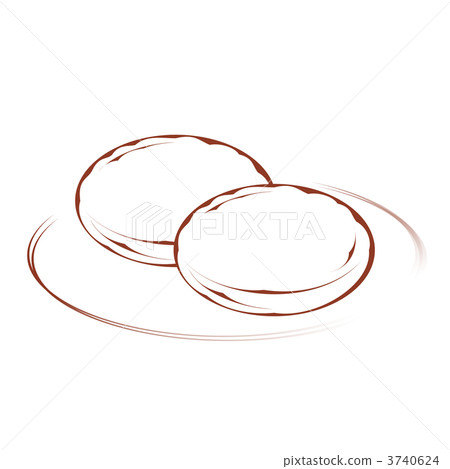 Ohagi (line drawing) Ohagi (line drawing) 3740624