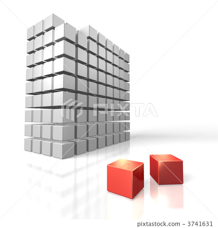 3DCG illustration representing independence 3DCG illustration representing independence 3741631