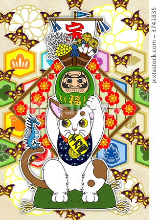 Happy New Year / lucky cat? And Seahorse 3 Happy New Year / lucky cat? And Seahorse 3 3741835