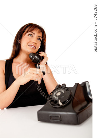 Woman on the phone 3742269