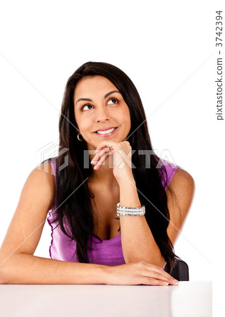 Beautiful thoughtful woman 3742394