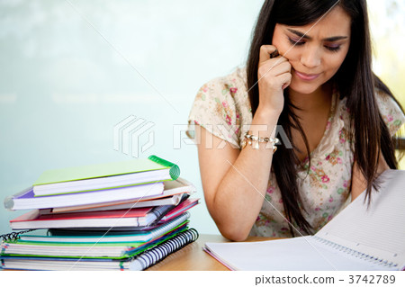 Confused female student 3742789