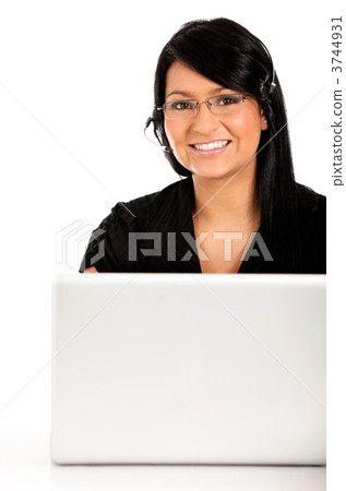 Customer support operator 3744931