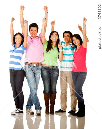 Happy group of people Happy group of people 3745102