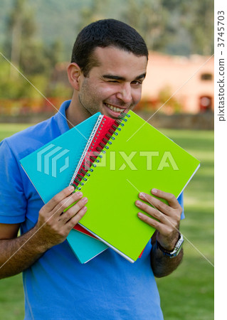 Happy male student 3745703