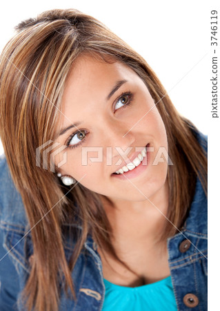 Beautiful thoughtful girl Beautiful thoughtful girl 3746119