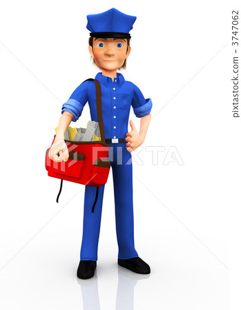 3D postman 3D postman 3747062