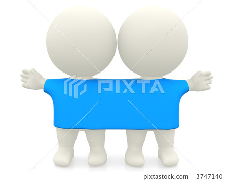 3D twins 3D twins 3747140