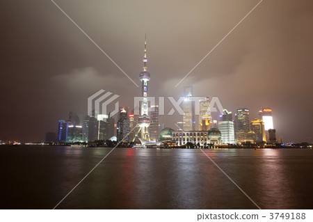 夜景 景色 遊覽船 3749188