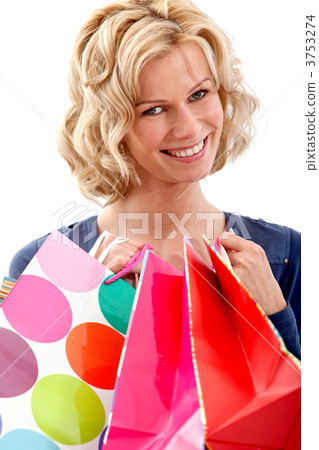 Beautiful shopping woman Beautiful shopping woman 3753274