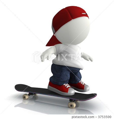 3D Skater boy 3D Skater boy 3753500