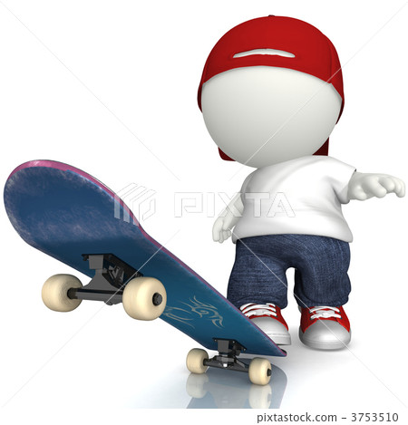 3D Skater boy 3753510
