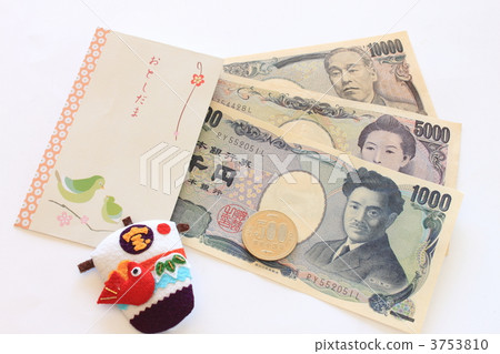 禮金裝飾信封 硬幣 錢幣 3753810