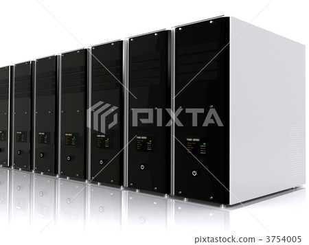 3d computer servers 3754005
