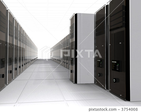 3d computer servers 3754008