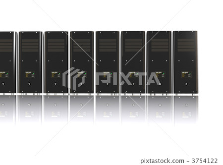 3d computer servers - Stock Illustration [3754122] - PIXTA