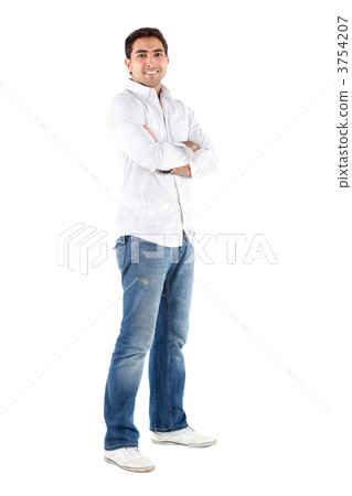 Casual man isolated Casual man isolated 3754207