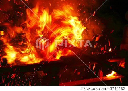 Rotating torch Scattering firepieces 3754282