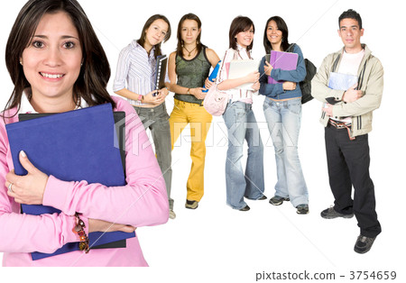 casual teacher and her students 3754659