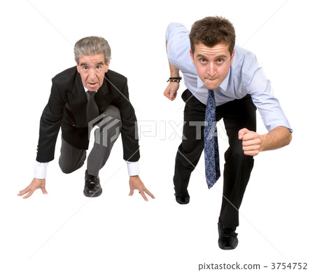 business competition - young vs old 3754752