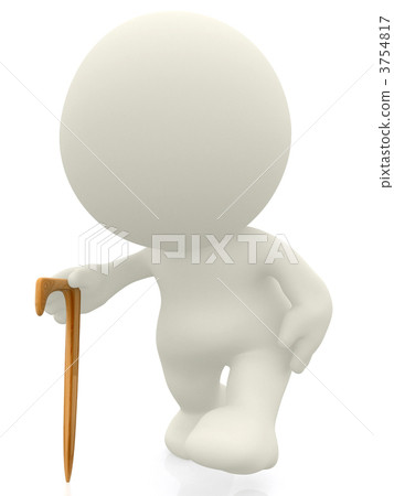 Person walking with a stick 3754817