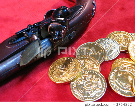 gold coin, pistol, pistols 3754832