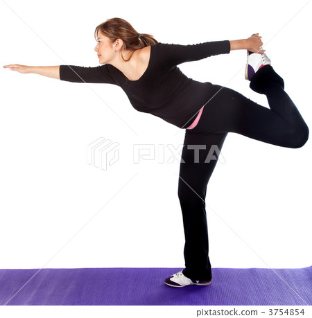 Woman stretching 3754854