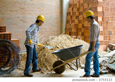 Happy construction workers 3755515