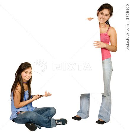girls with a white board girls with a white board 3756160