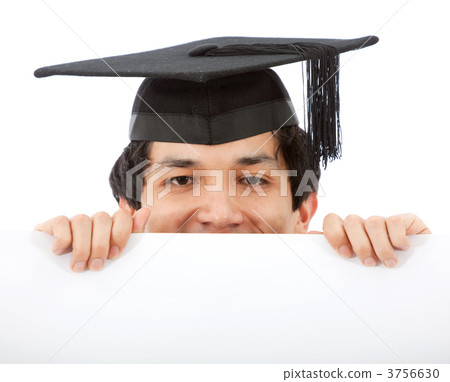 holding an ad holding an ad 3756630