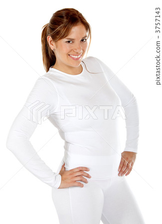 Beautiful woman in white Beautiful woman in white 3757143