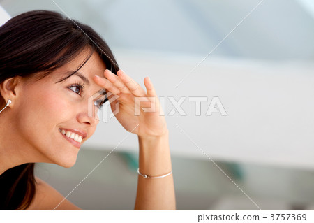 Business woman looking away 3757369