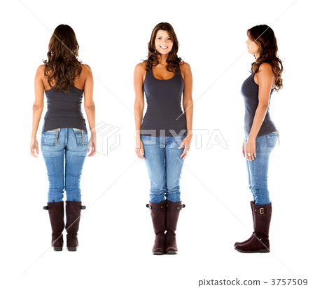 Woman in different poses 3757509