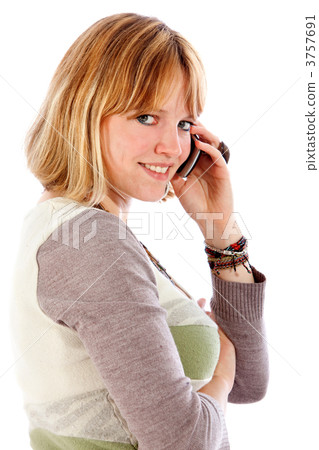 Woman on the phone 3757691