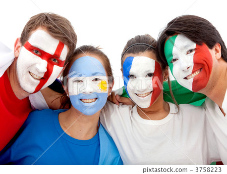 Football fans portrait 3758223
