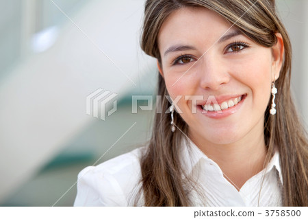friendly business woman portrait 3758500