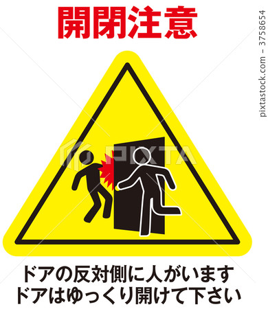 Open / Close Caution _ 069 3758654