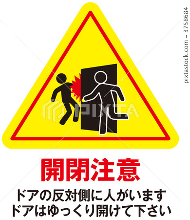 Open / Close Caution _ 096 3758684