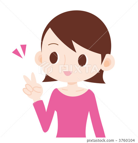 女性上身片標誌 3760104