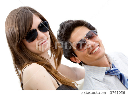 Couple wearing sunglasses Couple wearing sunglasses 3761056